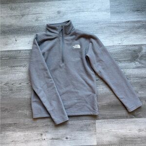 The North Face Light Gray Fleece Pullover